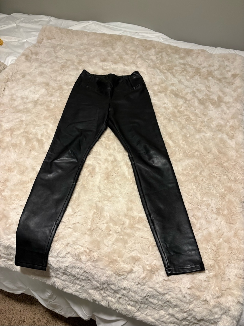 RW&CO. Black Faux Leather Skinny pants
